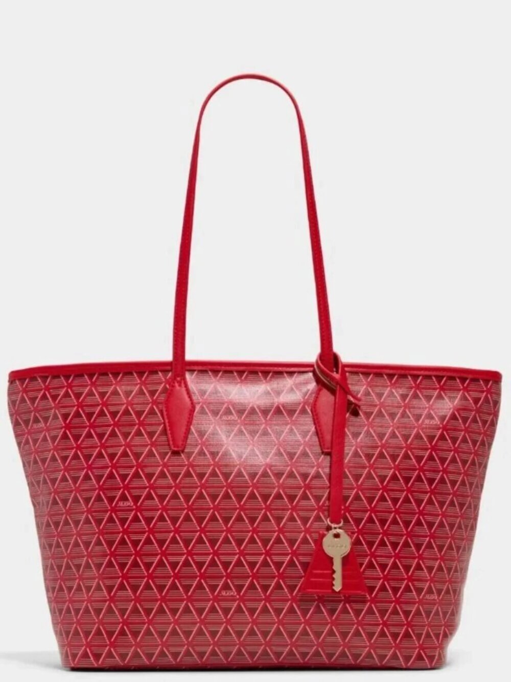 NWT Aldo Lost Key Tote Bag Purse Red - Picture 1 of 3